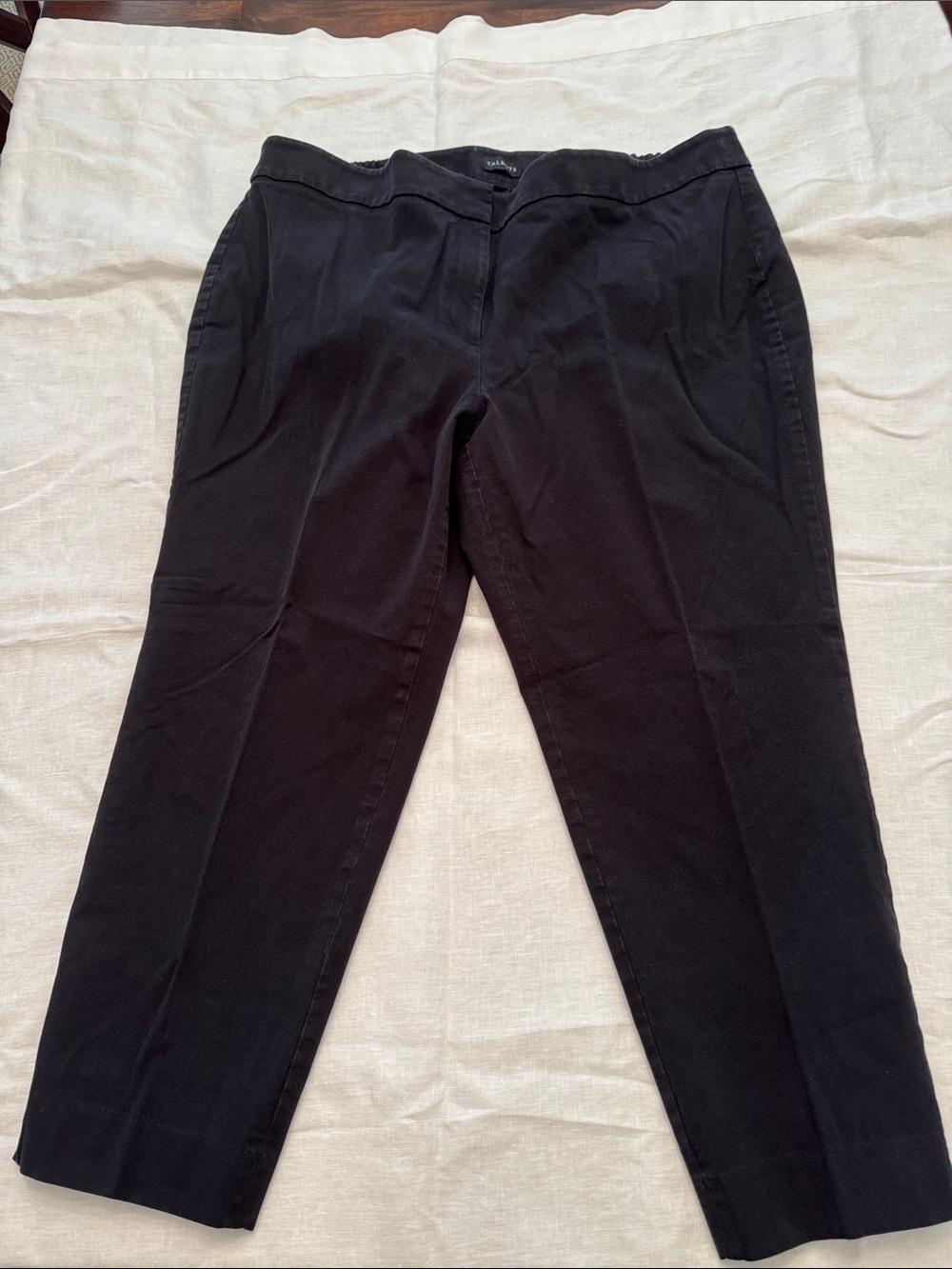 Talbots Black Chatham Ankle Pants